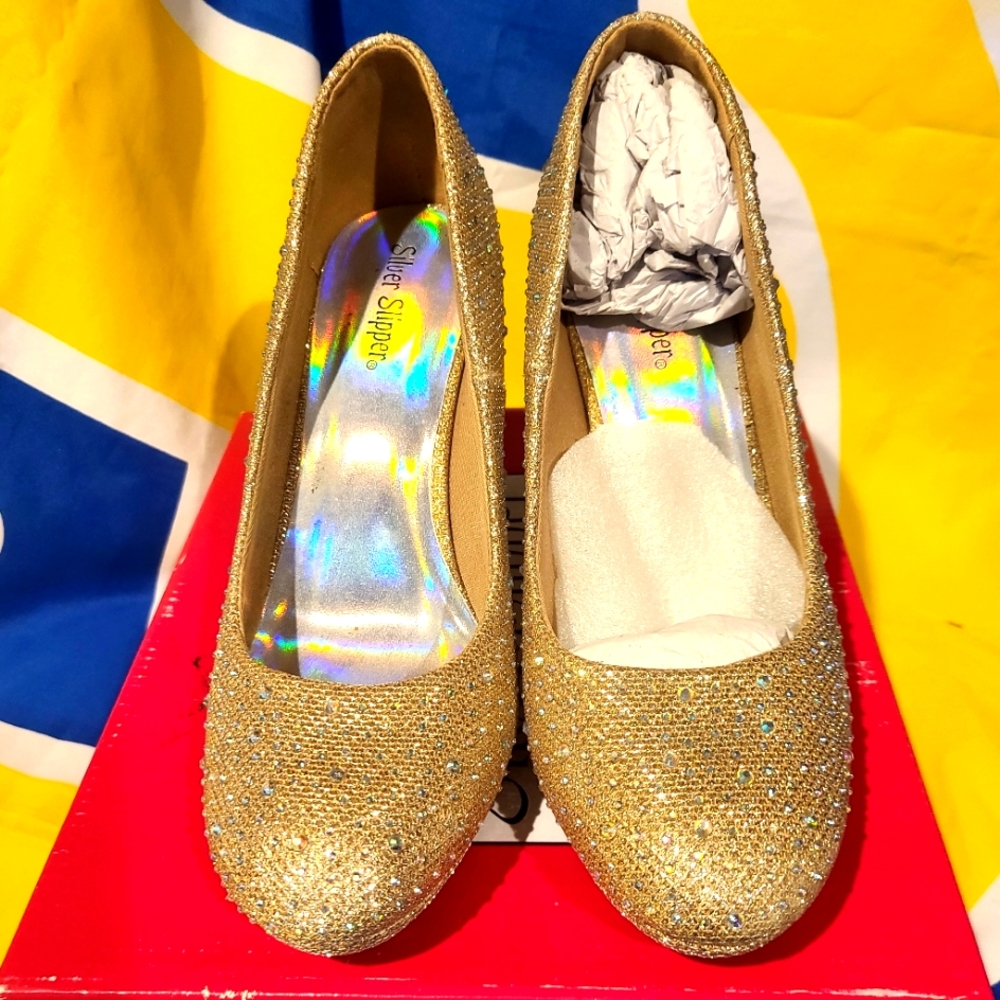 Silver Slipper heels